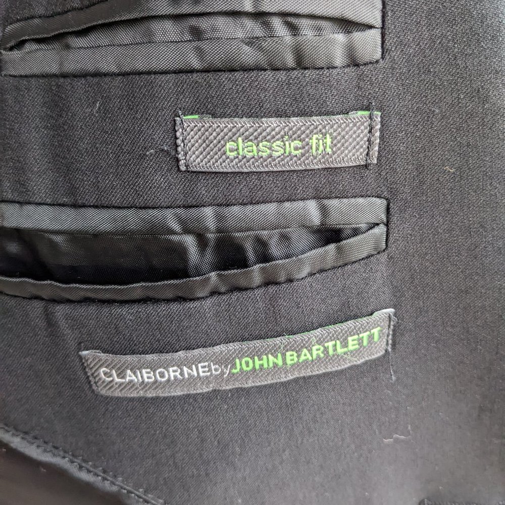 Men's 44R Sport Coat - Claiborne by John Bartlett - Picture 7 of 8